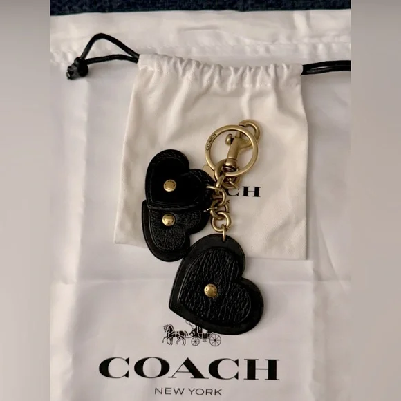 Coach Heart Cluster Charm Key Chain ♥️💝 - Picture 2 of 5